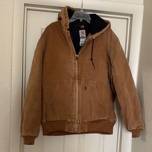 Men’s XL zippered Carhartt hooded coat